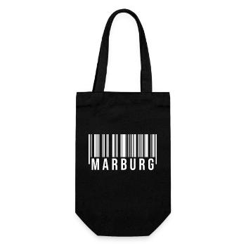 Marburg Westerwald - Geschenkbeutel für Flaschen - Schwarz - Vorne