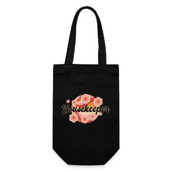 Aide domestique, femme de ménage, femme de ménage - Sac à bouteille - noir - Devant