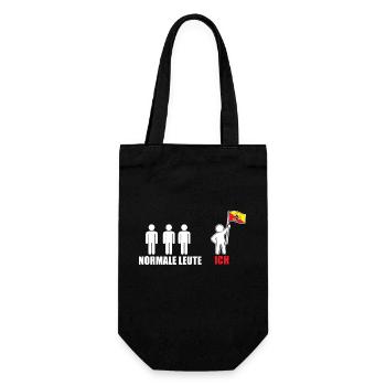 Sizilianer Sizilianisch Sizilien - Geschenkbeutel für Flaschen - Schwarz - Vorne