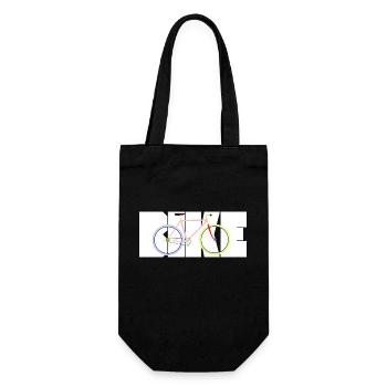 Single Speed colorful - Gift Bag for Bottles - black - Front