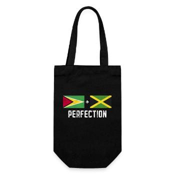 Guyana Flag Guyanese Guyana - Gift Bag for Bottles - black - Front
