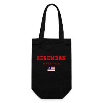 Seremban Malaysia - Geschenkbeutel für Flaschen - Schwarz - Vorne
