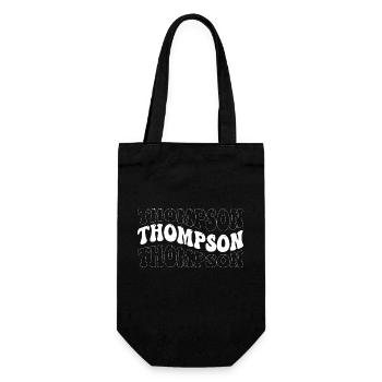 Lustig Thompson Groovy 4 Männer Frauen Cool Thopson - Geschenkbeutel für Flaschen - Schwarz - Vorne