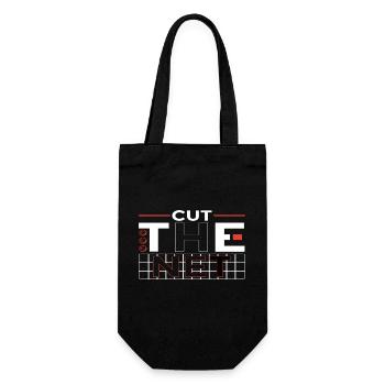 Cut the Net Basketball - Gift Bag for Bottles - black - Front