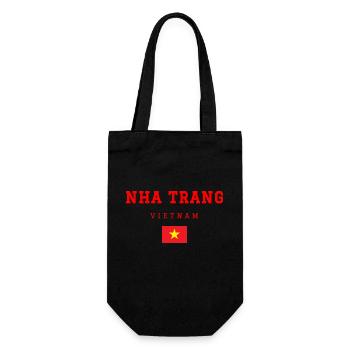 Nha Trang Vietnam - Geschenkbeutel für Flaschen - Schwarz - Vorne