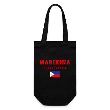 Marikina Philippinen - Geschenkbeutel für Flaschen - Schwarz - Vorne