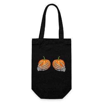 J’ai 2 grosses citrouilles - Sac à bouteille - noir - Devant