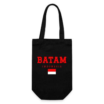 Batam Indonesia - Gift Bag for Bottles - black - Front