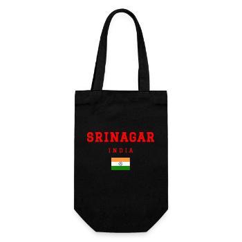 Srinagar Indien - Geschenkbeutel für Flaschen - Schwarz - Vorne
