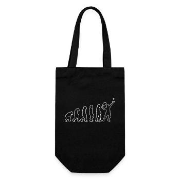 Tennis Club Tennis Lovers Tennis Tennis Players - Gift Bag for Bottles - black - Front