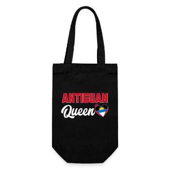 Antigua and Barbuda flag - Gift Bag for Bottles - black - Front