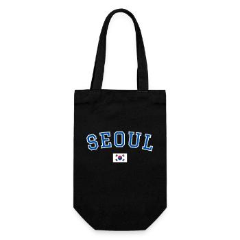 Séoul, Corée - Sac à bouteille - noir - Devant
