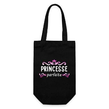Princesse parfaite - Sac à bouteille - noir - Devant