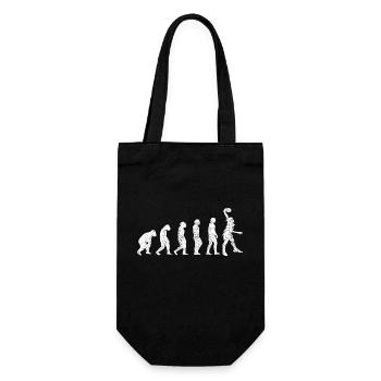 Basketballteam Basketball Basketballspieler - Geschenkbeutel für Flaschen - Schwarz - Vorne