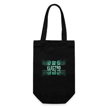 Electro Techno Rave DJ Festival - Geschenkbeutel für Flaschen - Schwarz - Vorne
