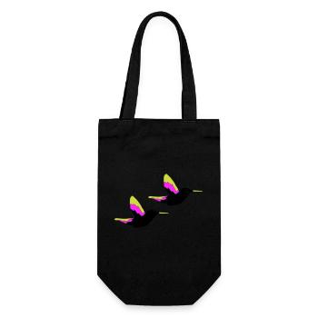 Hummingbird Birds - Gift Bag for Bottles - black - Front