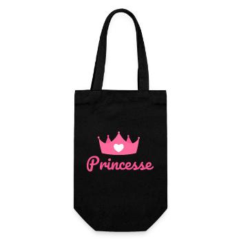Princesse - Sac à bouteille - noir - Devant