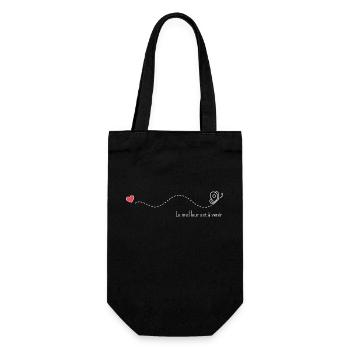 Le meilleur est à venir - Sac à bouteille - noir - Devant