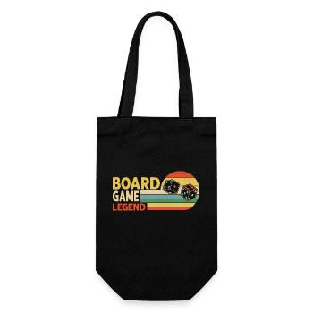 Board Game Legend Nerd Gamer Tabletop Player - Geschenkbeutel für Flaschen - Schwarz - Vorne