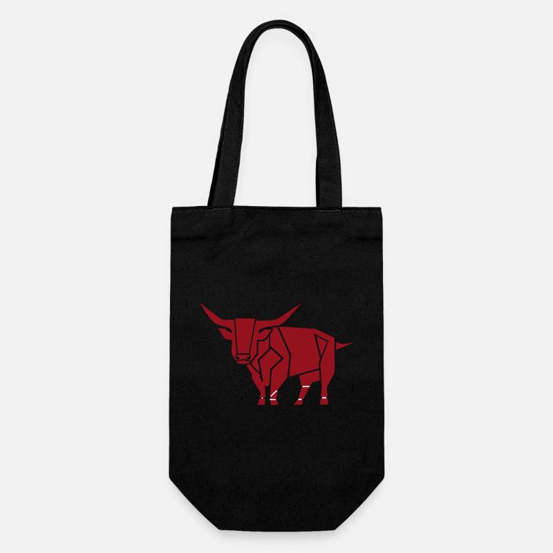 Avant-garde du taureau - Sac à bouteille - noir