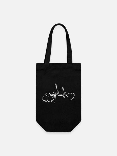 Kickboxing Boxer Kickboxer Boxing Martial Arts - Gift Bag for Bottles - black