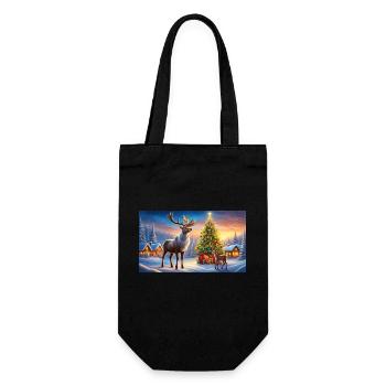Joyeux Noël - Sac à bouteille - noir - Devant