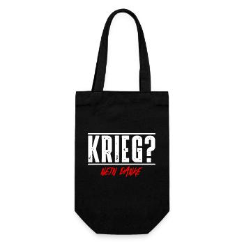 Krieg - Geschenkbeutel für Flaschen - Schwarz - Vorne