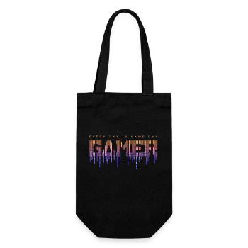 jeu gamer jeu amusant citation drôle amour hacker vidéo - Sac à bouteille - noir - Devant