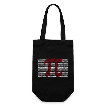 Pi T-Shirt 3,14 Pi Numéro Symbole Math Science - Sac à bouteille - noir - Devant