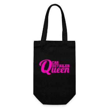 Car Detailer Queen Detailing Car Care Women - Gift Bag for Bottles - black - Front