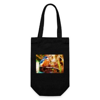 Kingfisher - Gift Bag for Bottles - black - Front