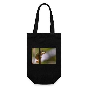 Tree frog - Gift Bag for Bottles - black - Front