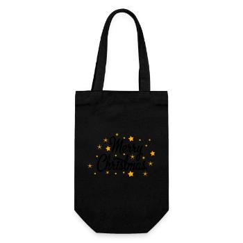Joyeux Noël - Sac à bouteille - noir - Devant