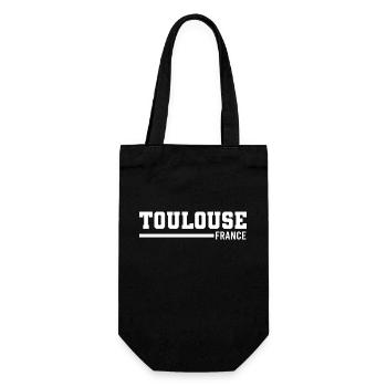 Toulouse | France - Gift Bag for Bottles - black - Front