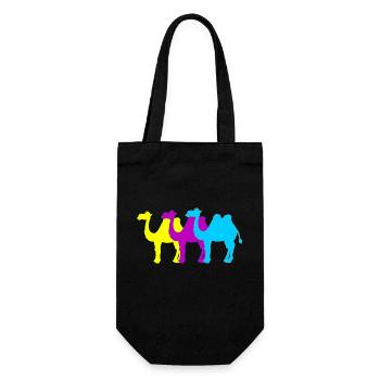Chameaux - Sac à bouteille - noir - Devant