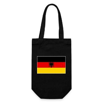 Drapeau albanais Aigle albanais Shqiponja - Sac à bouteille - noir - Devant