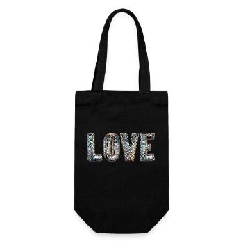 L’amour disco - Sac à bouteille - noir - Devant