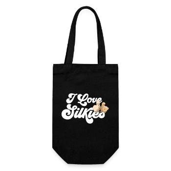 Seidenhuhn Silkie Chicken - Gift Bag for Bottles - black - Front