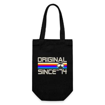 Since 74 - Gift Bag for Bottles - black - Front