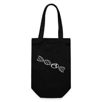 American Football Football Player Football Coach - Gift Bag for Bottles - black - Front