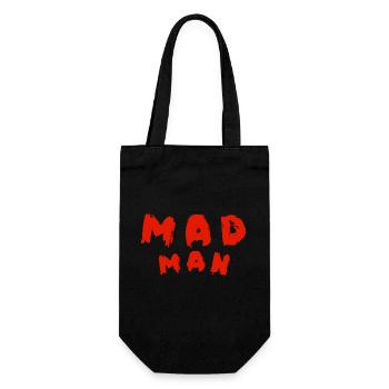 MAD MAN / TRASH HOUSE NIKKY / TOM REMO / 2024 - Gift Bag for Bottles - black - Front