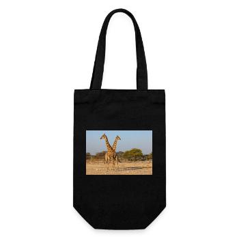 Girafes - Sac à bouteille - noir - Devant