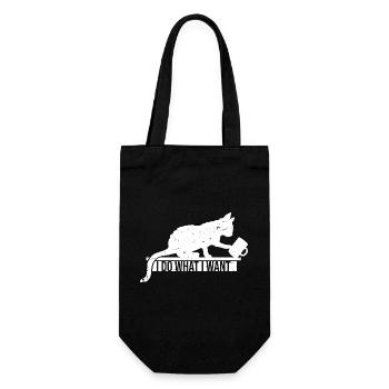 Je fais ce que je veux, je fais ce que je veux - Sac à bouteille - noir - Devant