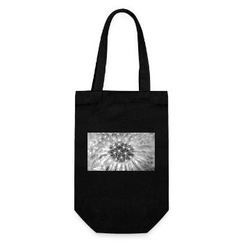 Dandelion, A731876 - Gift Bag for Bottles - black - Front