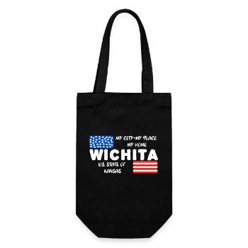 Wichita - Gift Bag for Bottles - black - Front