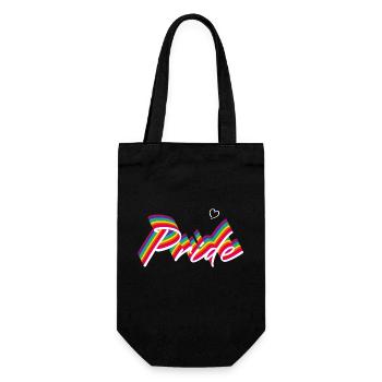 Rainbow Pride, gay, lesbienne, lgbtq Chemise - Sac à bouteille - noir - Devant