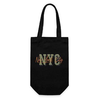 New York USA America Travel Tourist Patriot - Gift Bag for Bottles - black - Front
