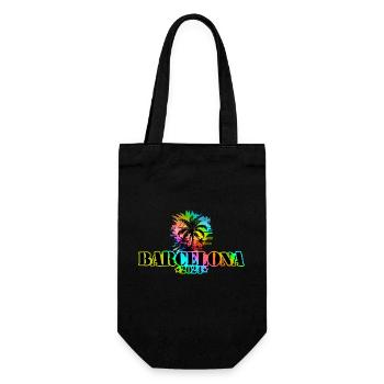 Barcelona 2024 Holiday Colorful - Gift Bag for Bottles - black - Front