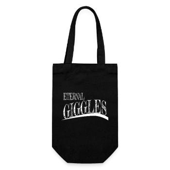joke humor friendship goals quote birthday - Gift Bag for Bottles - black - Front