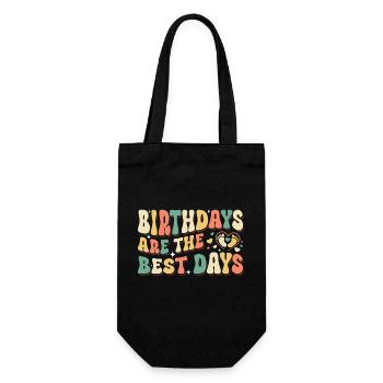 Nurse Baby Maternity Nurse - Gift Bag for Bottles - black - Front